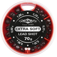 Śrut wędkarski Mikado mały zestaw A 70g OMS-MA-70