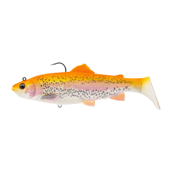 3D Trout Shad Savage Gear 12,5cm 35g Fast Sinking GOLDEN ALBINO