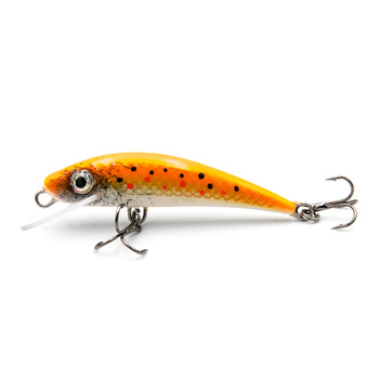 Wobler pstrągowy USAK Fury 5cm 4g FLAME ORANGE TROUT