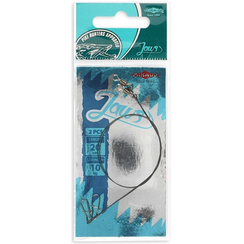 Przypon wolframowy Mikado JAWS SUPERLIGHT 15cm 5kg  2 sztuki ZGJ04-15-5