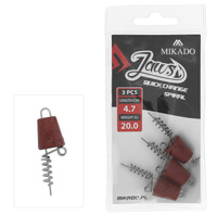Wkręt do Przynęt Mikado Jaws Quick Change Spiral 4,7cm 20g 3szt
