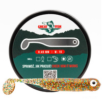 Great Fish GF1 No Scent 49mm 1g COLORFUL GLITTER 10szt.