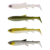 3D Whitefish Shad Savage Gear 9cm CLEAR WATER MIX 4szt.