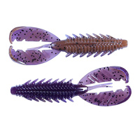 X Zone Lures Adrenaline Craw Jr 3.5'' 8,7cm 6,5g PEANUT BUTTER AND JELLY op.-7szt.