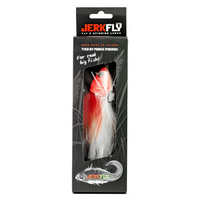 Streamer Szczupakowy JerkFly 15cm 15g RED/WHITE