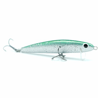 Wobler Szpila 9 cm green/silver glitter