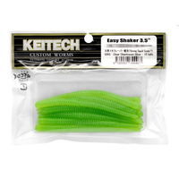 Keitech Easy Shaker 3,5'' 9cm 1,9g 026S CLEAR CHARTREUS GLOW 12szt op.