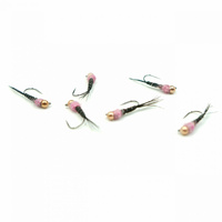 Nimfa Tungsten WP BLACK PINK JIG hak#12BL