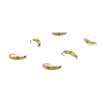 Nimfa Hydropsyche WP #10 OLIVE/RED  