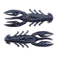 X Zone Lures Scented Stealth Craw 2.5'' 6cm 3,8g BLACK BLUE FLAKE op.-6szt.