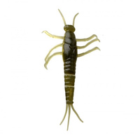 Przynęta gumowa LB 3D PVC Mayfly Nymph 5cm 1g GREEN 1 szt 55113