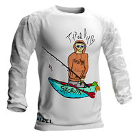 Koszulka Longsleeve Typ od Ryb UV SZARA XL