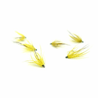 Mokra mucha WP Mayfly Guinea Foul Hackled Yellow #12BL MM00017