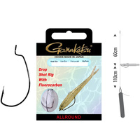 Hak z przyponem GAMAKATSU Dropshot RIG 0.35mm 170cm #1/0 - 2szt