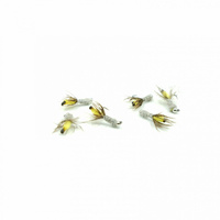 Nimfa Tungsten Caddis jig yellow hak#14BL