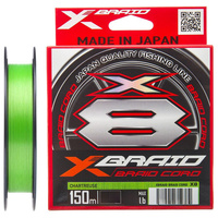 Plecionka YGK X-Braid Braid Cord X8 150m #0.8 0,148mm 16lb 7,2kg CHARTREUSE