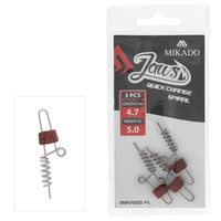 Wkręt do Przynęt Mikado Jaws Quick Change Spiral 4,7cm 5g 3szt