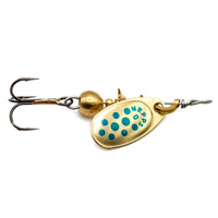 Mepps Comet Decore #0 2g ZŁOTY/NIEBIESKIE KROPKI 30419000