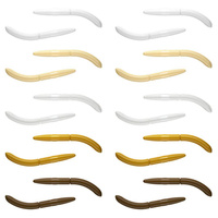 Libra Lures Fatty D'Worm 65 6,5cm 1g Bez Zapachu MIX 10szt