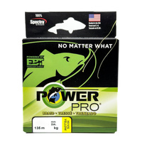 Plecionka Power Pro 0,13mm 135m 8kg/18lb HI-VIS YELLOW