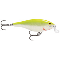 Rapala Shallow Shad Rap 9cm 15g floating SILVER FLUO CHART