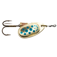 Mepps Comet Decore #2 4,5g ZŁOTY/NIEBIESKIE KROPKI 30419002