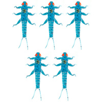 Fishchaser Microlarvae Widelnica 3,5cm 1g BLUE NIZEL 5szt