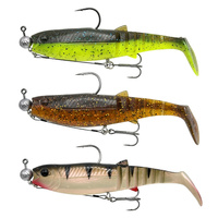 Zestaw Cannibal Shad 15cm uzbrojony CLEAR WATER 1