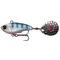 Wirujący Ogonek SG Fat Tail Spin 8cm 24g  Blue Silver Pink  71772