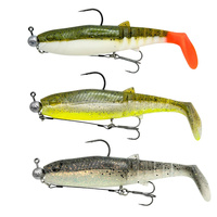 Zestaw Cannibal Shad 15cm uzbrojony CLEAR WATER 2