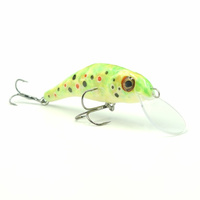 Wobler trociowy TG 8cm 9,5g LIME