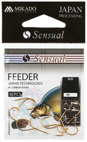 Haczyki Mikado Sensual Feeder #12 10 szt. GOLD HS9109-12G