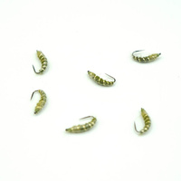 Nimfa Czech Nymph WP Dark Olive/Chartreuse hak #12BL