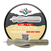 Great Fish GF2 Fish Scent 60mm 1,8g  NATURAL 10szt.