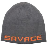 Czapka zimowa Savage Gear Logo Beanie szaro-pomarańczowa 73738