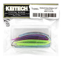 Keitech Easy Shaker 2,5'' 6,3cm 0,7g MIX-1 14szt