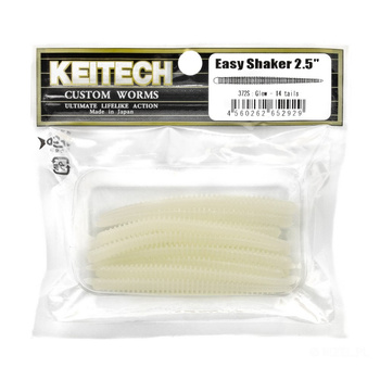 Keitech Easy Shaker 2,5'' 6,3cm 0,7g 372S GLOW 14szt op.