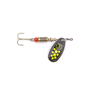 Mepps Black Fury #3 6,5g CZARNY/SELEDYNOWE KROPKI 30448003