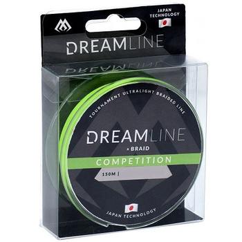 Plecionka Mikado Dreamline Competition xBraid 150m 0.18mm 18.32kg GREEN ZDL000FG-150-018