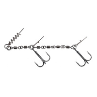 Dozbrojka z krętlików Mikado Jaws Evo Stinger XL 35kg #2/0 2szt. HDJ-12-02
