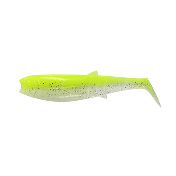 Cannibal Shad Savage Gear 8cm 5g FLOU YELLOW GLOW SVS77098