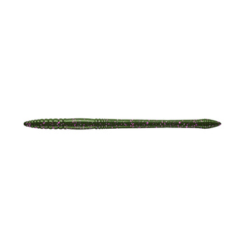 Libra Lures Bass Fat Stick Worm 12,8cm 5g 030 DARK GREEN WITH PURPLE PEPPER 8szt