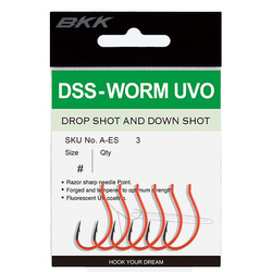 Haczyki BKK DSS-Worm UVO #2 6szt A-ES-8342