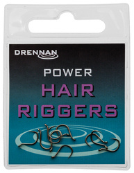 Haczyki Drennan Power Hair Rigger bezzadziorowe #12 10 szt. HEPHR012