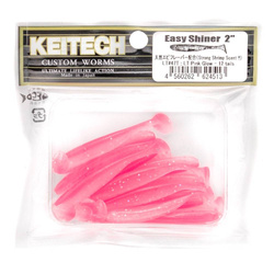 Keitech Easy Shiner 2'' 5cm 1g LT#47T LT PINK GLOW 12szt - op