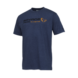 Koszulka Savage Gear Signature Logo T-Shirt S BLUE MELANGE SVS73654