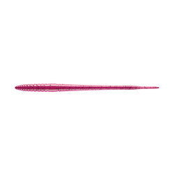 Libra Lures Bass Slim Finnese Worm 14cm 4g 019 HOT PINK WITH BLACK PEPPER 8szt