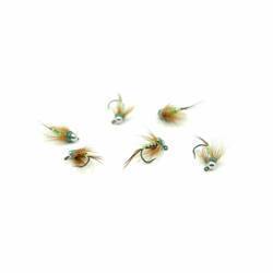 Nimfa Tungsten WP Chartreuse/Back Jig #14BL