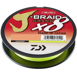 Plecionka Daiwa J-Braid Grand X8 135m 0.06mm 5kg CHARTREUSE 12797-006