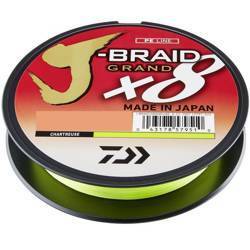 Plecionka Daiwa J-Braid Grand X8 135m 0.10mm 7kg CHARTREUSE 12797-010